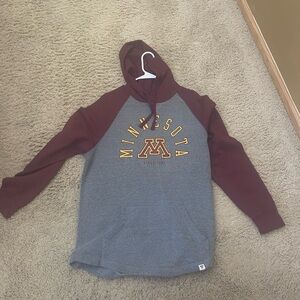 Fanatics Maroon and Gray Hoodie